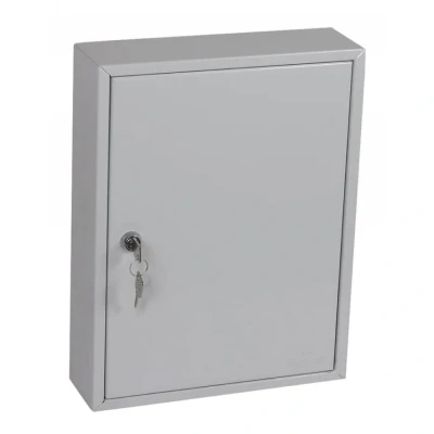 Image of Phoenix Safe Company KC0601K Commercial Key Cabinet 42 Hooks Lock Holder Wall Mounted Power Coated Paint 4kg
