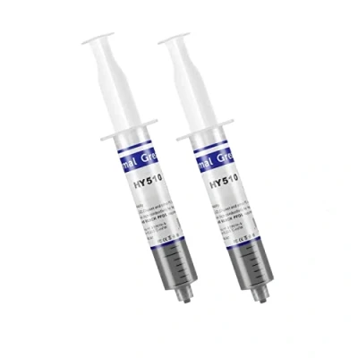 Image of MoneyQiu HY 510 50g (25g*2) thermal Conductivity: &gt;1.93W/m k heatsink paste grease Compound Carbon Based High Performance non conductive for pc cpu gpu 50 Gram