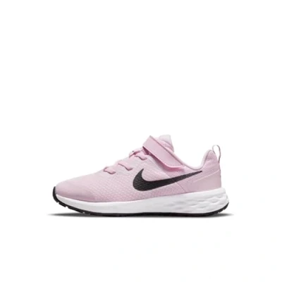 Image of NIKE Performance Revolution 6 (PSV) Neutral running shoes for kids, Size: 13K, Pink foam/black Textile/synthetics