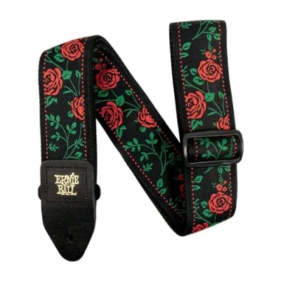 Image of Ernie Ball Spanish Rose Jacquard Guitar Strap