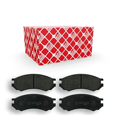 Image of 4106051E88, 4106070J25, 4106072J25, 416051E88, D106072J25 Brake pad set FEBI BILSTEIN 16268 Front Axle excl. wear warning contact