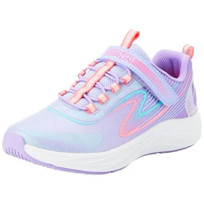Image of Skechers Girls Trainers, Lavender Sparkle Mesh/Multi Trim, 3 UK