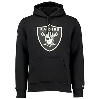 Image of New Era Men&#039;s Team Logo Hoody Oakland Raiders Hoodie, Black, XL