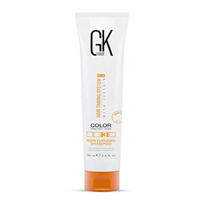 Image of GK Hair Global Keratin Moisturizing Shampoo 100ml for Colour Treated Helps in Maintaining a Treatment Dry Damaged Curly Frizzy Paraben Sulfate Free Men and Women