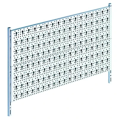Image of Element System 11300 00005 peg Board Made of Metal/Basic DIY Tool Set/Screws and Wall Plugs Included/White