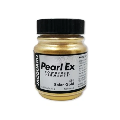 Image of Jacquard Pearl Ex Pigment Solar Gold JPX1691 Powdered Mica .50 Oz