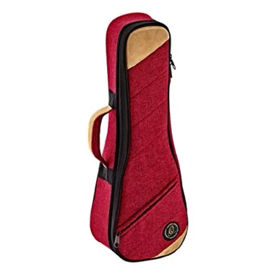 Image of ORTEGA Softcase for Soprano Ukuleles Bordeaux Wine (OSOCAUK SO BX)