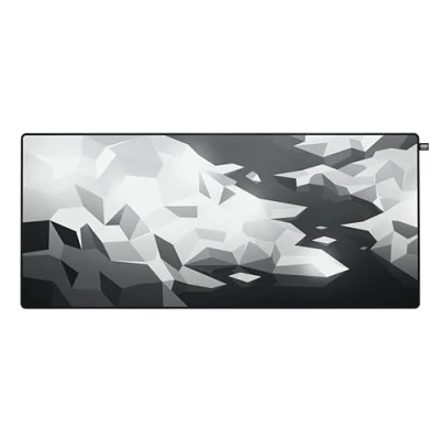 Image of CHERRY XTRFY GP5, XL Gaming Mouse Pad (920 x 400 3 mm), High Speed Cloth Surface for Precision, Stitched Edges, Non slip, Machine washable, Litus White