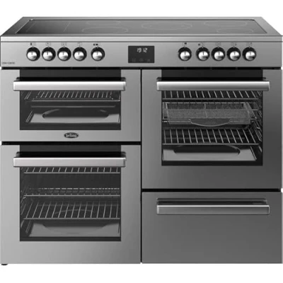 Image of BELLING Cookcentre 110E Electric Ceramic Range Cooker Stainless Steel &amp; Chrome,