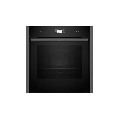 Image of Neff B64FS31G0B Built In Slide and Hide Single Oven Black with Graphite Grey Trim