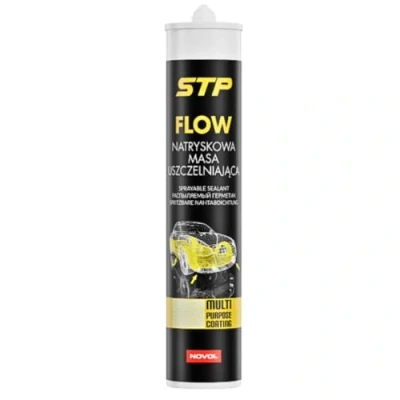 Image of Novol 91122 STP FLOW SPRAYABLE SEAM SEALER FACTORY FINISH 290ML BLACK Autobody Refinish Automotive Car Paint