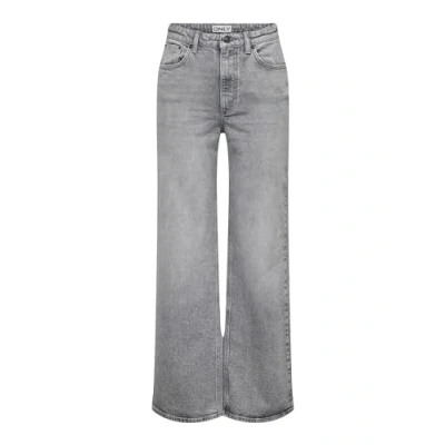 Image of ONLY Onljuicy WIDE LEG Relaxed fit jeans, Women&#039;s, Size: 29x32, Medium grey denim