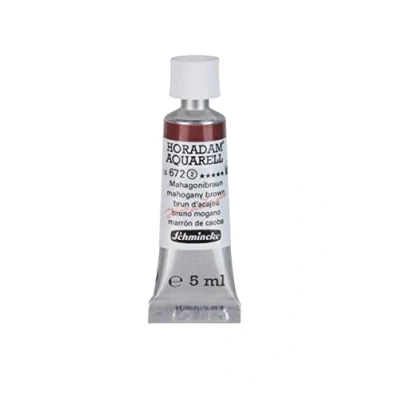 Image of Schmincke HORADAM® AQUARELL finest artists&#039; watercolours, mahogany brown 5 ml