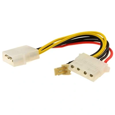 Image of kenable Power Converter Cable 4 pin LP4 Molex Female to 3 Fan Adapter