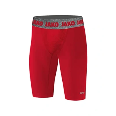 Image of JAKO Tight Compression 2.0 Shorts Men&#039;s Sport Red, Large