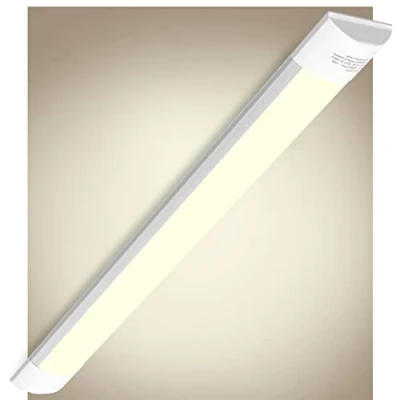 Image of Bellanny 40W LED Batten Lights, 4ft Tube Light, 3000k Warm White Ceiling Surface Mounted 4800LM 180 Beam Angle Light for Office, Bathroom, Kitchen