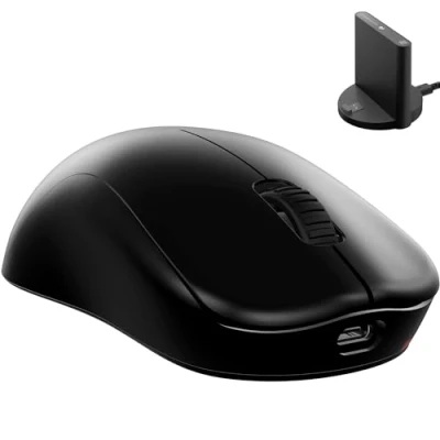 Image of BenQ Zowie U2 Wireless Gaming Mouse For Esports, sport science, enhanced receiver, 60g lightweight, 3200 DPI Sensor, 5 buttons, 70 Hr Battery Life