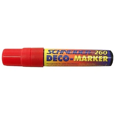 Image of Schneider Novus 126002 260 Deco Marker 4 + 7 15 mm Red