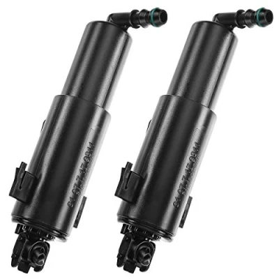 Image of Frankberg 2x Headlight Washer Nozzle Front Left Right Compatible with 3 Series E90 316 335 M3 2005 2011 E91 2004 2012 E92 2006 2013 E93 318 Replace# 61677179311