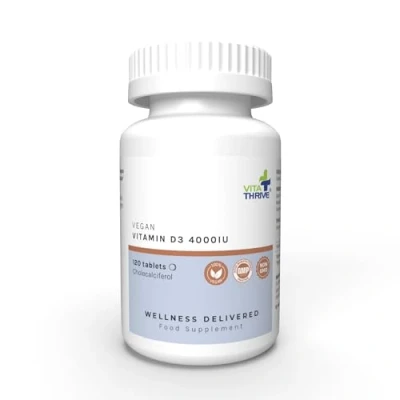 Image of VitaThrive® Vegan Vitamin D3 400iu 120 Tablets