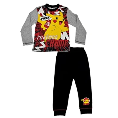 Image of PoKéMoN Boys Pokemon Pyjamas Character Nightwear (Pokemon Champ, 11 12 Years)