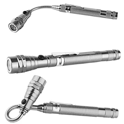 Image of TTTLLNN Multifunctional Telescopic Flexible Neck Magnet Powerful 3 LED Torch Flashlight Lamp Pick Up Tool
