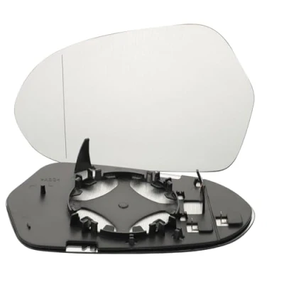 Image of KASturbo Wing Mirror Glass Left Side Heated Aspherical with Backing Plate For Audi A6 2011 2012 2013 2014 2015 2016 2017 2018 OEM: 4G0857535 4G0857535B