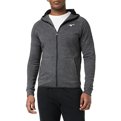 Image of Mizuno Men&#039;s RB Sweat Hoodie Training, Black/Black, L