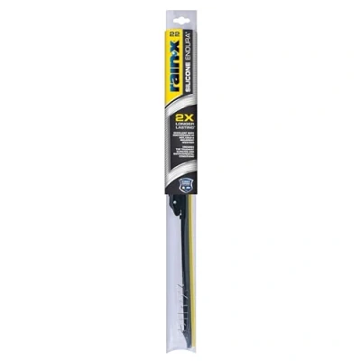 Image of Rain X 830122 Silicone Endura Wiper Blades, 22 Inch Windshield Wipers (Pack of 1), Automotive Replacement Blades With Two Times Longer Lasting Resilient Rubber Squeegee