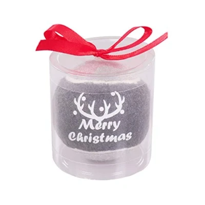 Image of Rosewood Grey Christmas Tennis Ball for Dogs