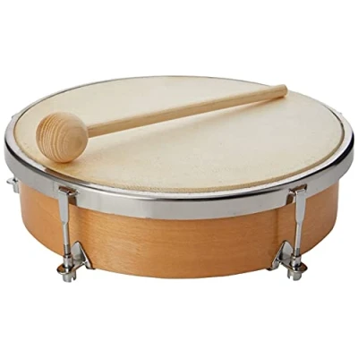 Image of Percussion Plus PP876 8 inch Tunable Drum, Brown