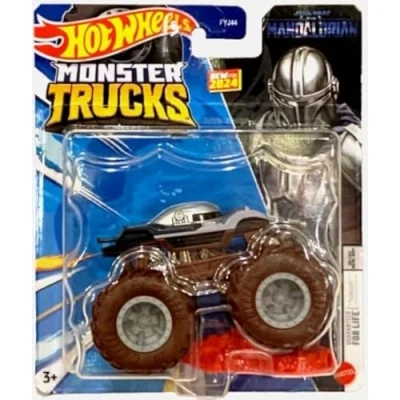 Image of Hot Wheels Monster Trucks Star Wars The Mandalorian 1:64 Scale Diecast Model Vehicle