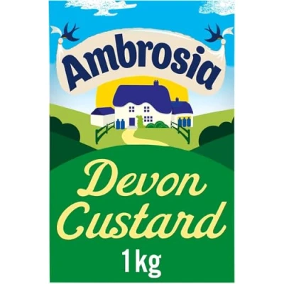 Image of Ambrosia Devon Custard, Traditional, Catering Pack, 1 kg (Pack of 1)