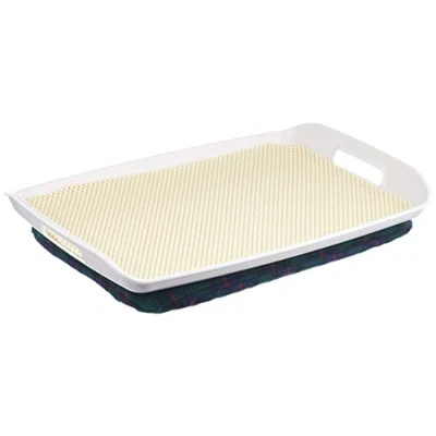 Image of HOMECRAFT Beanbag Stay Tray, Stable Food Tray with Cushion and Non Slip Mat, Bed for Adults, Elderly Handicapped Users