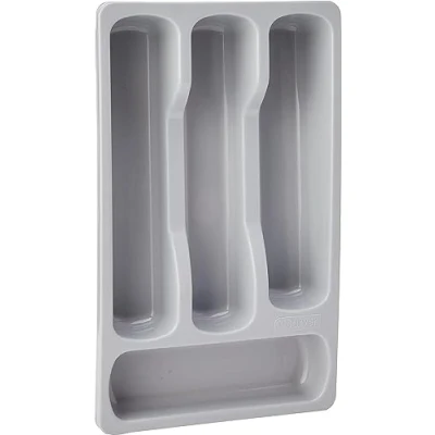 Image of Curver 228006 Cutlery Tray Small Gray Plastic 33 x 20 6 cm