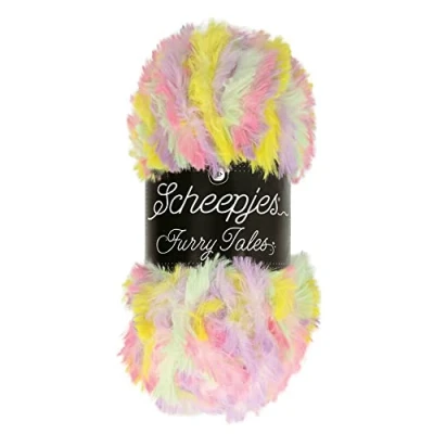 Image of Scheepjes Furry Tales 989 Unicorn Yarn 5x100g
