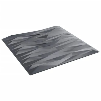 Image of vidaXL Wall Panels 24 pcs Grey 50x50 cm XPS 6 m² Stone