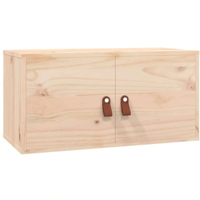Image of vidaXL Wall Cabinet 60x30x30 cm Solid Wood Pine