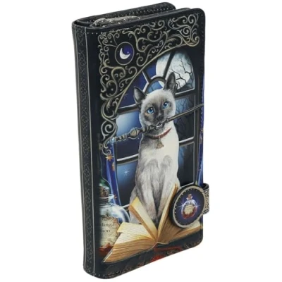 Image of Nemesis Now B4865P9 Hocus Pocus Embossed Purse Lisa Parker 18.5cm, PU, Black