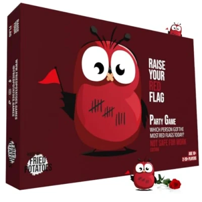 Image of Fried Potatoes Raise Your Red Flag: NSFW Edition Party Game &amp; Ultimate Icebreaker Discover Who Has the Most Flags English