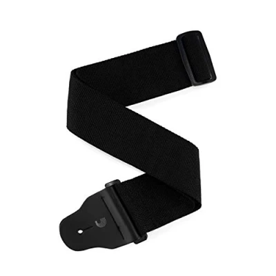 Image of D&#039;Addario Accessories Bass Guitar Strap for Players Internal Pad Black 3&quot; Wide