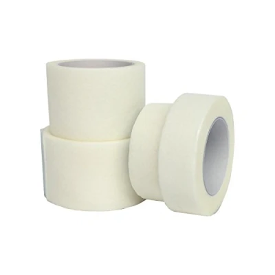 Image of 6 PACK OF QUALICARE HYPO ALLERGENIC PROFESSIONAL SOFT FABRIC MEDICAL MICROPOROUS WHITE TAPE (2.5cm x 10m)