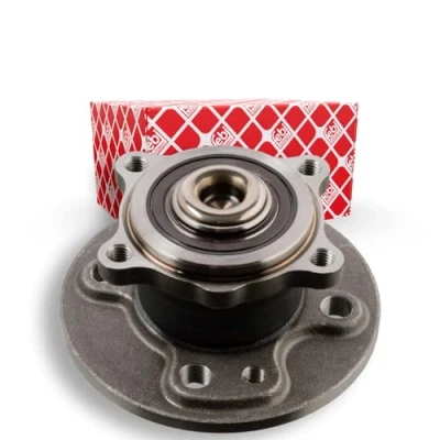 Image of febi bilstein 31078 wheel Bearing Kit with hub and ABS sensor ring, pack of one