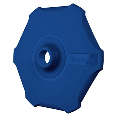 Image of Starrett Sharpening Steel Protector BKL5 Blue Antimicrobial Sanitized Guard Polypropylene for Hand &amp; Wrist Protection Durable Easy to Clean Knife Sharpener Accessory