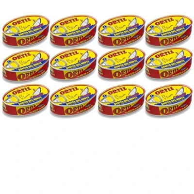 Image of Ortiz White Tuna in Olive Oil 112 gr. [Pack of 12]