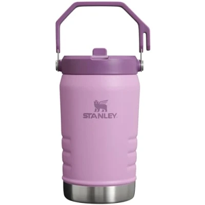 Image of Stanley IceFlow Stainless Steel Tumbler Vacuum Insulated Water Bottle for Home, Office or Car Reusable Cup with Straw Leak Resistant Flip Cold 12 Hours Iced 2 Days, Lilac, 40OZ