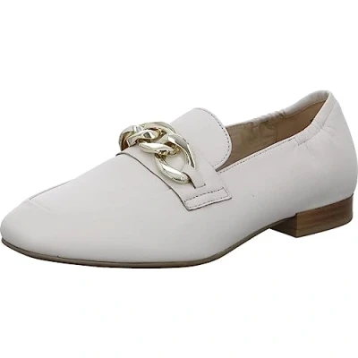 Image of ARA Women&#039;s Lyon Loafer, Cream, 7 UK