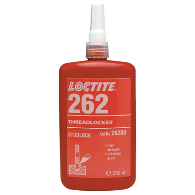 Image of Loctite 262 Medium to High Strength Thread Lock Adhesive 250ml