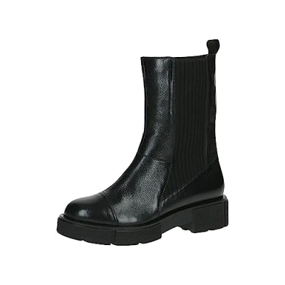 Image of Caprice Women&#039;s 9 25431 41 Lace up Ankle Boots with Heel, Black (Black Nappa), 6 UK