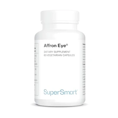 Image of Supersmart Affron Eye ® 20 mg Per Serving Extract of Saffron Stigmas (Crocus Sativus) Standardized to 3% Crocin Health &amp; Antioxidant Supplement Non GMO Gluten Free 60 Vegetarian Capsules